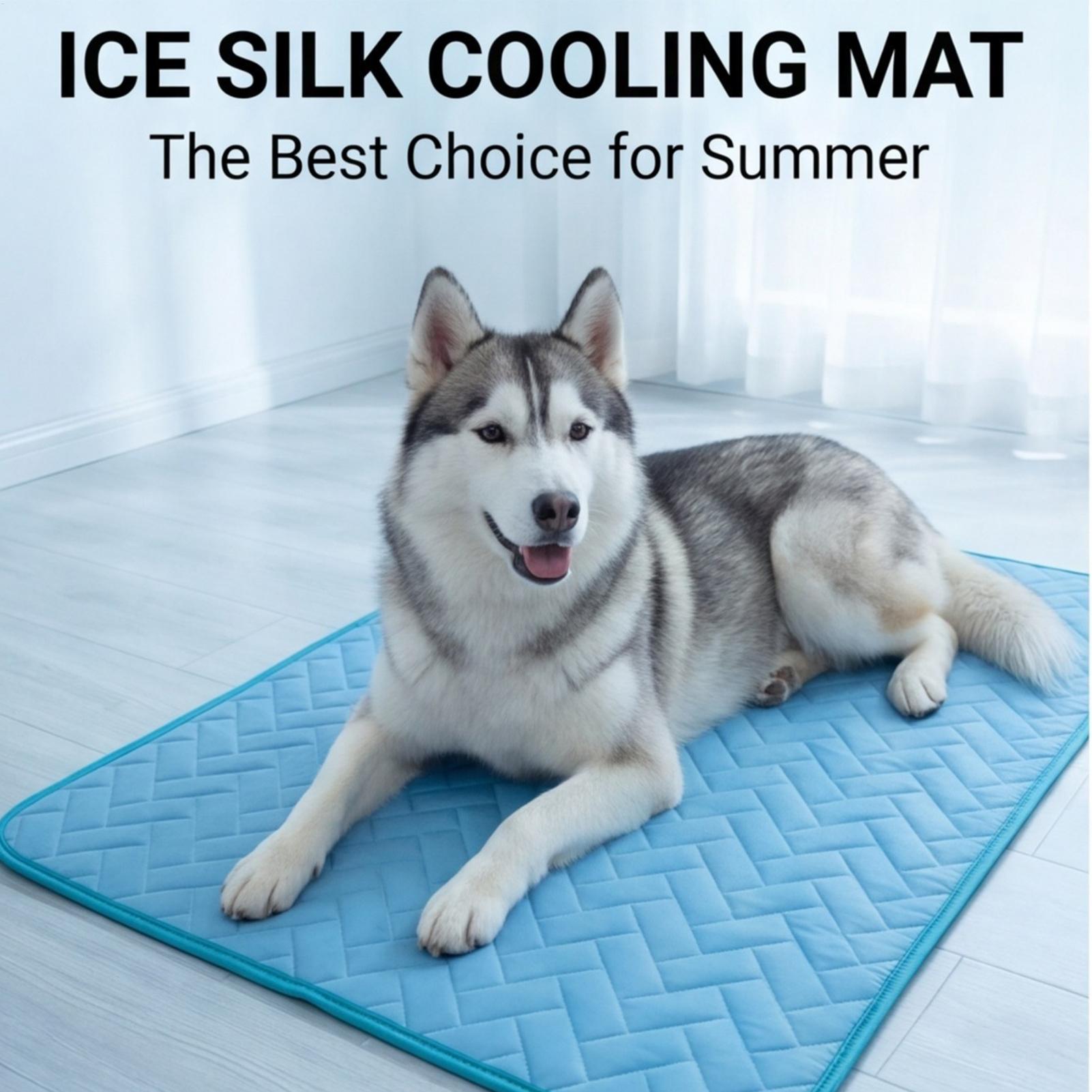 Dog Cooling Mat - بساط تبريد للكلاب، وسادة تبريد لبيت