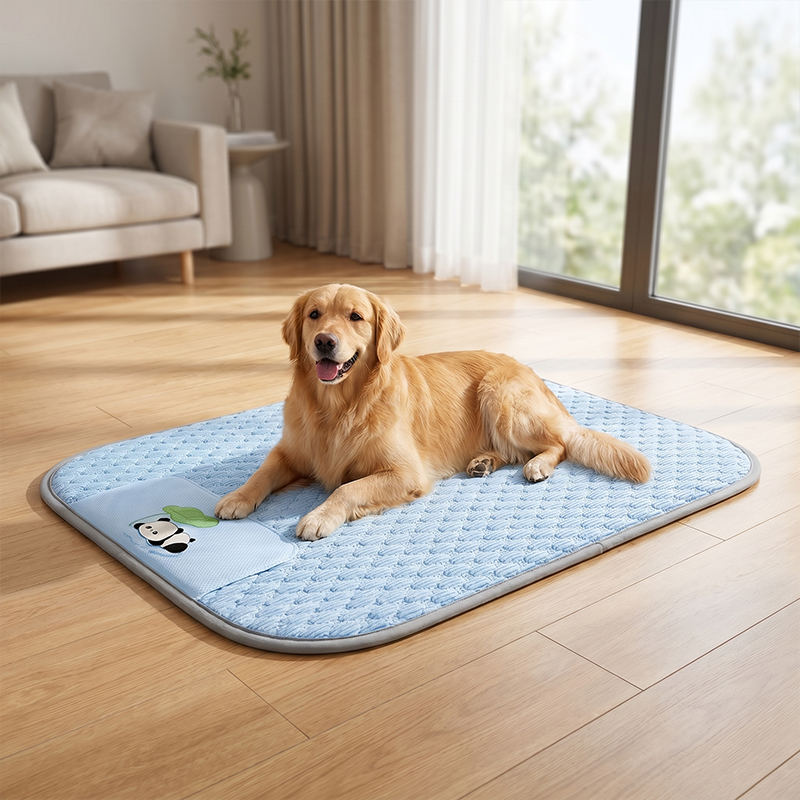 Dog Cooling Mat - سرير كلاب صيفي فائق البرودة من