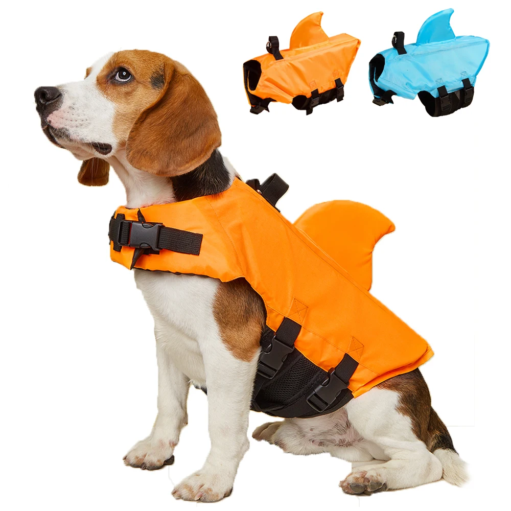 Dog Life Jacket - سترة نجاة للكلاب بتصميم زعنفة القرش
