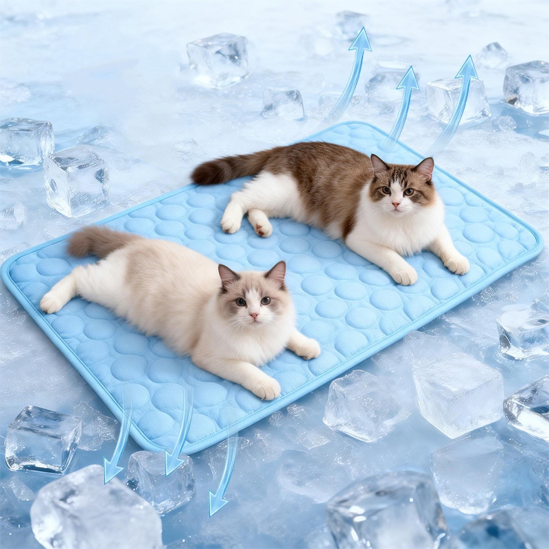 Dog Cooling Mat - سجادة تبريد كبيرة الحجم للكلاب، بطانية