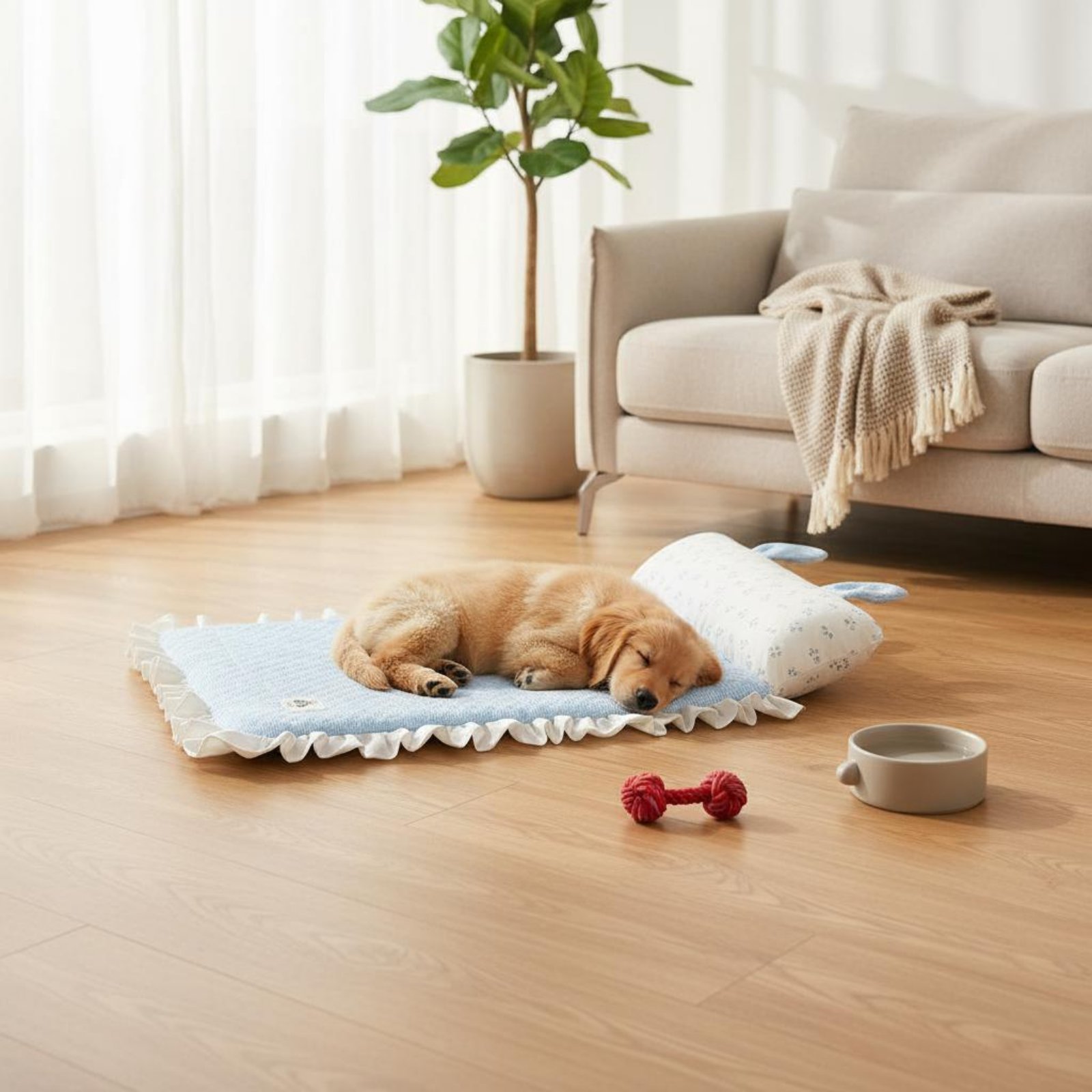 سجادة تبريد للكلاب بتصميم أذن  - مراجعة Dog Cooling Mat وسعره