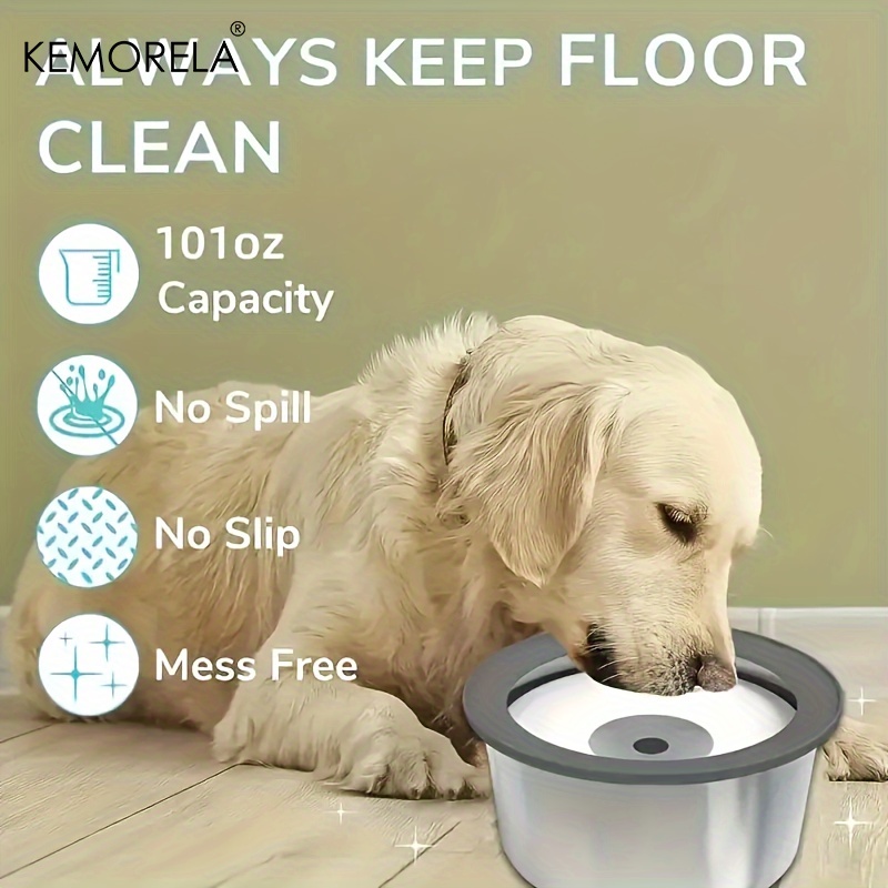 وعاء ماء للكلاب من الفولاذ الم - مراجعة Slow Feeder Dog Bowl وسعره