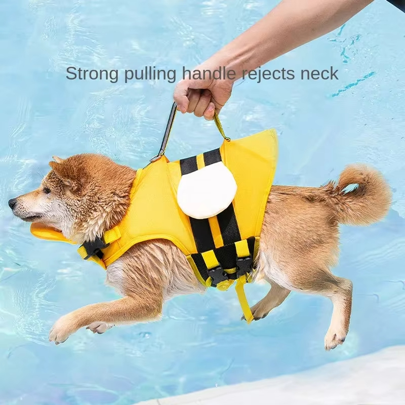 سترة نجاة للكلاب بتصميم النحلة - مراجعة Dog Life Jacket وسعره