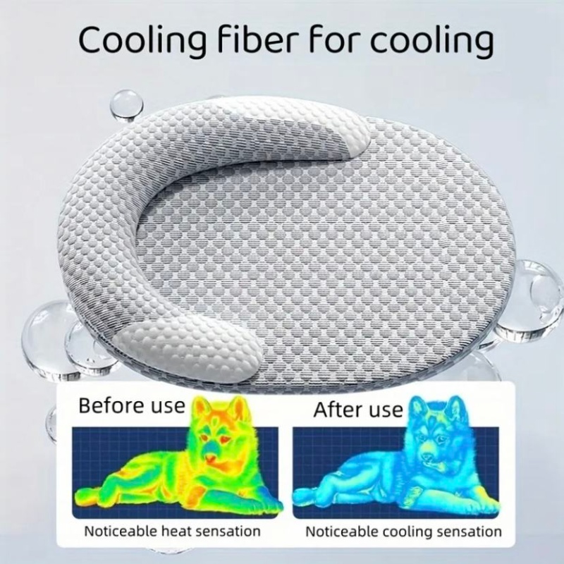 سرير تبريد للكلاب من الحرير ال - مراجعة Dog Cooling Mat وسعره