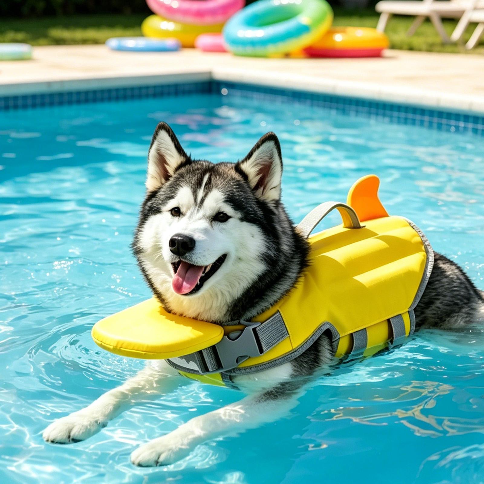 سترة نجاة للكلاب عالية الطفو م - مراجعة Dog Life Jacket وسعره