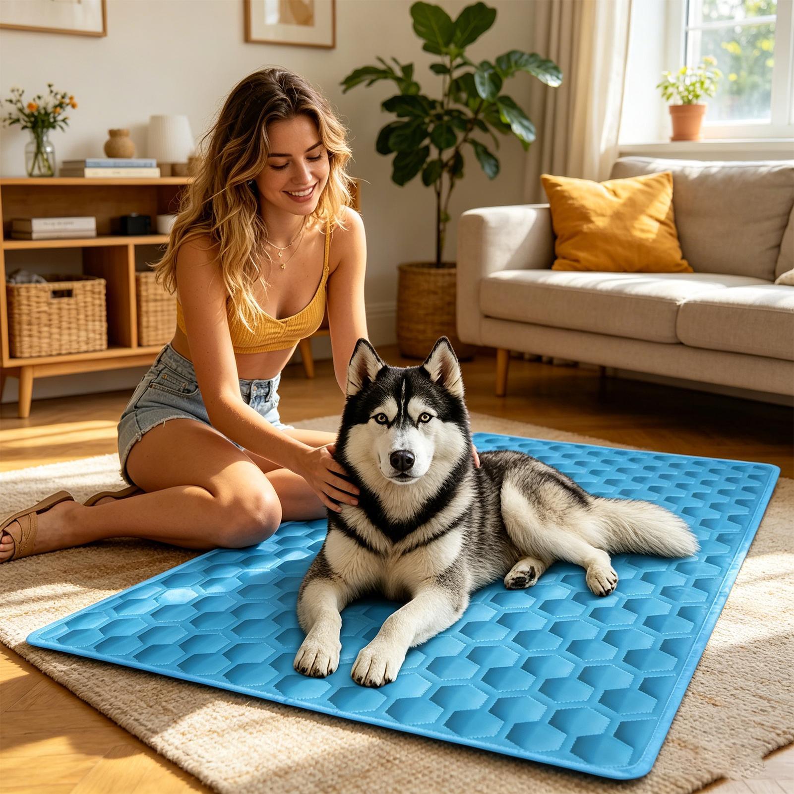 وسادة تبريد صيفية للحيوانات ال - مراجعة Dog Cooling Mat وسعره