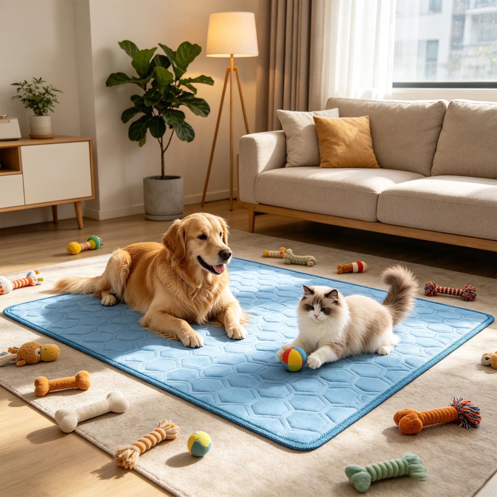 وسادة تبريد صيفية للحيوانات ال - مراجعة Dog Cooling Mat وسعره