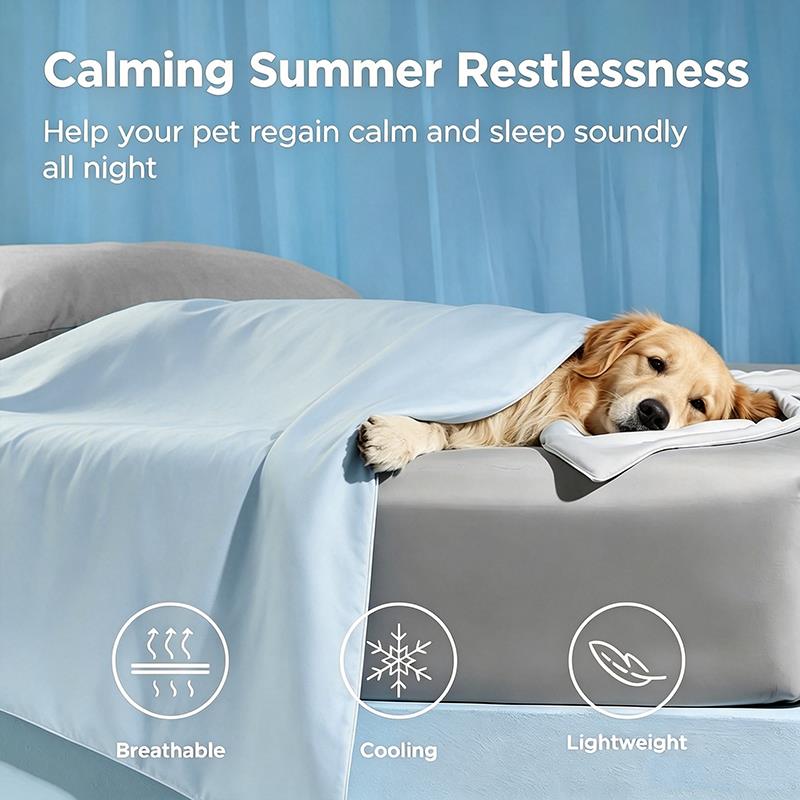 بطانية تبريد صيفية رقيقة للكلا - مراجعة Dog Cooling Mat وسعره