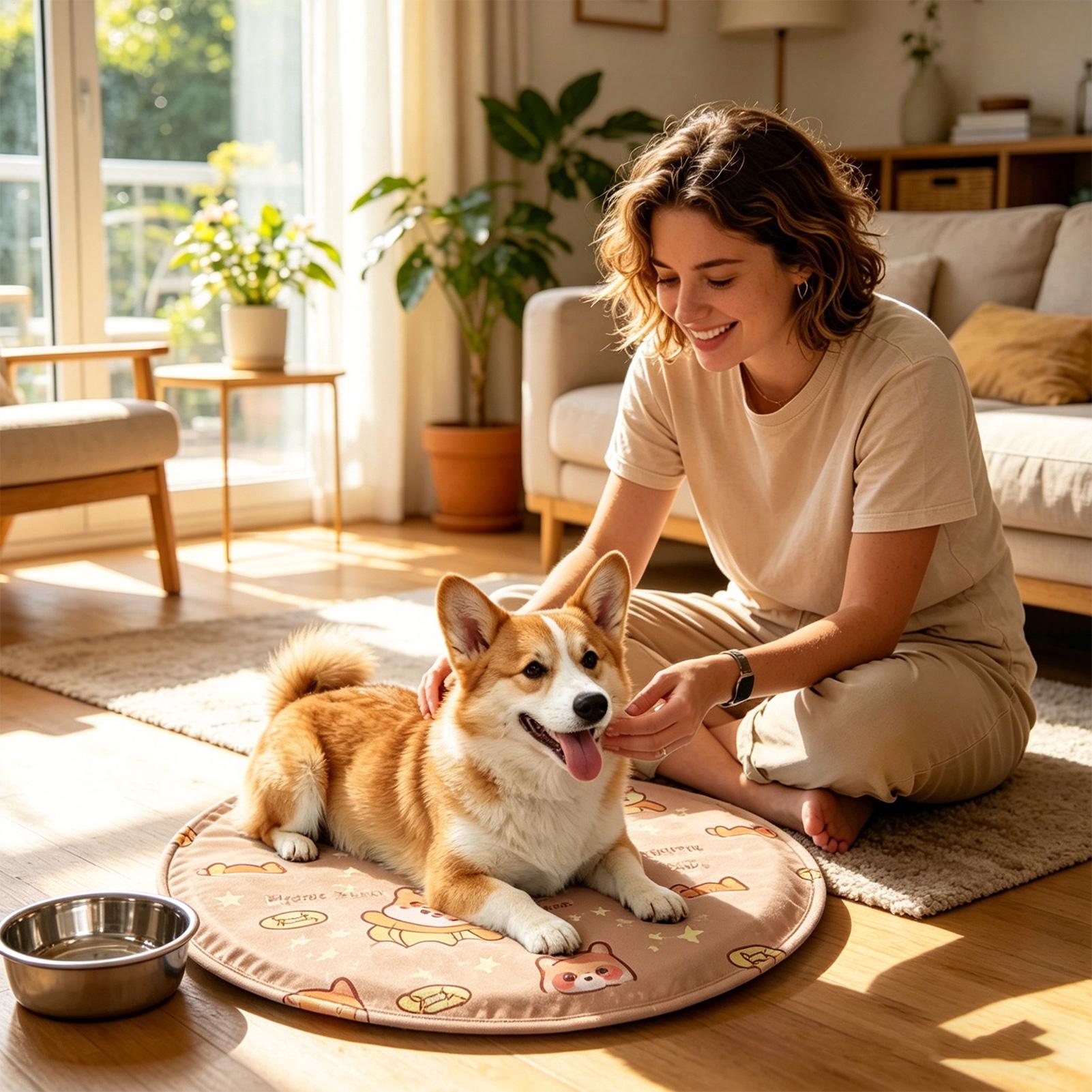 بساط تبريد للكلاب من الجل، مري - مراجعة Dog Cooling Mat وسعره