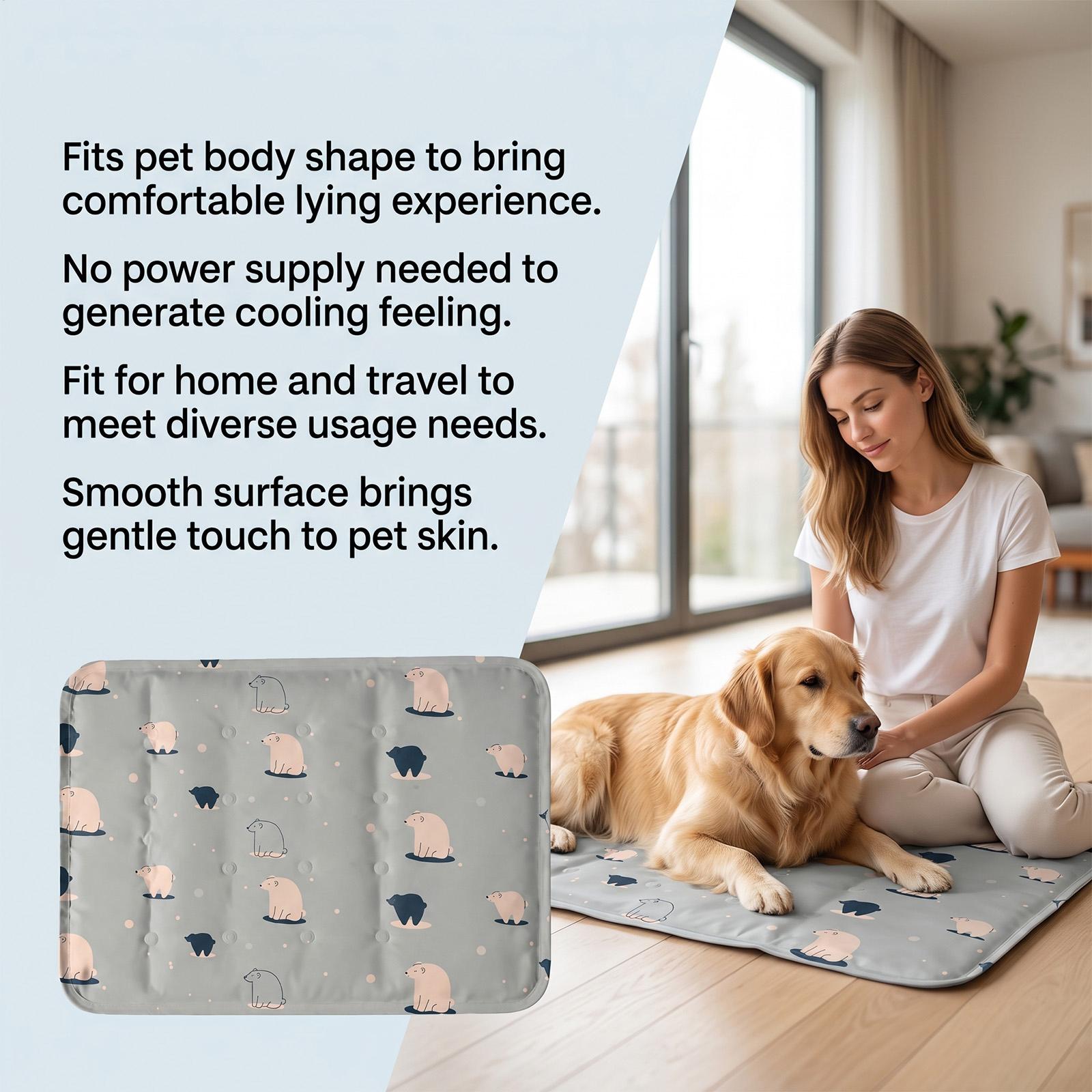 بساط تبريد للكلاب 40x30 سم، وس - مراجعة Dog Cooling Mat وسعره