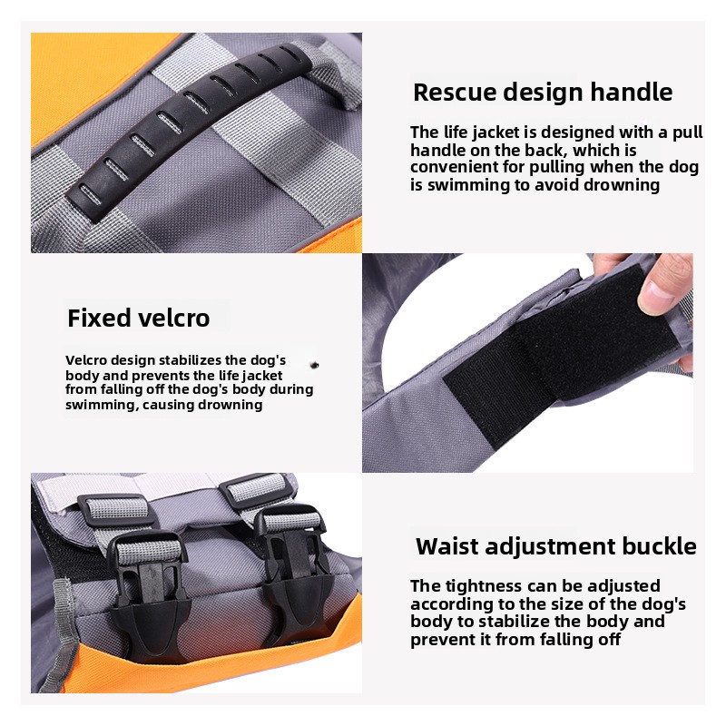سترة نجاة للكلاب، سترة عائمة ل - مراجعة Dog Life Jacket وسعره