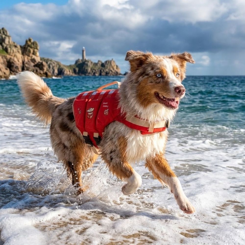 سترة نجاة للكلاب مقاومة للماء  - مراجعة Dog Life Jacket وسعره