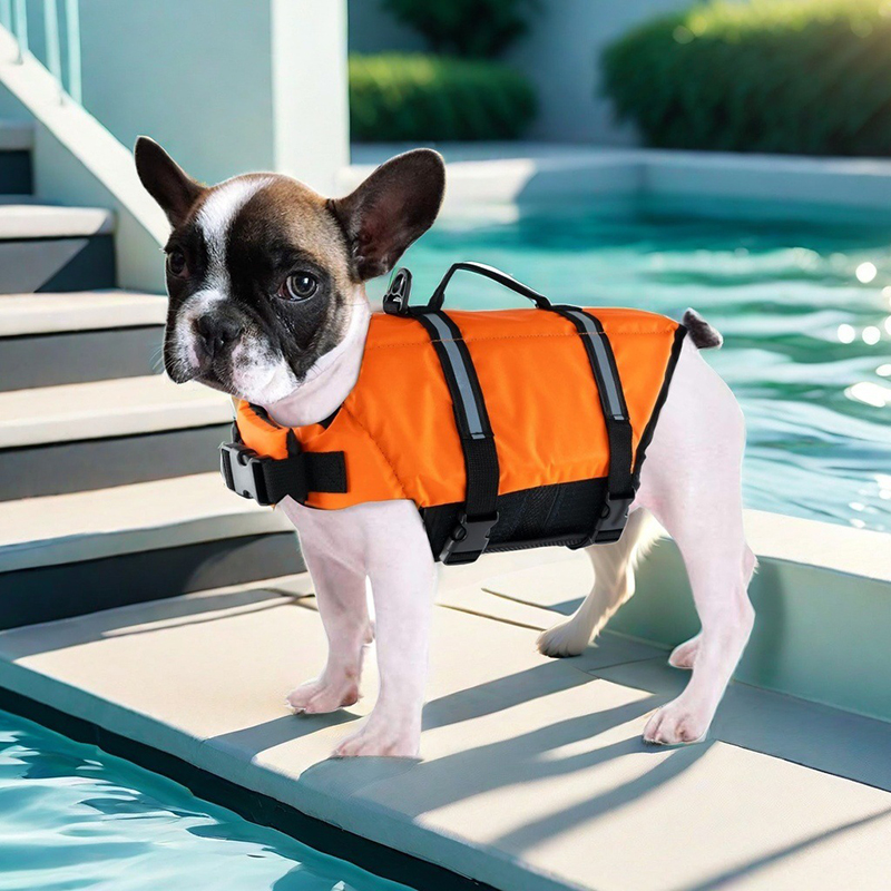 الصيف الكلب سترة نجاة عاكسة قا - مراجعة Dog Life Jacket وسعره