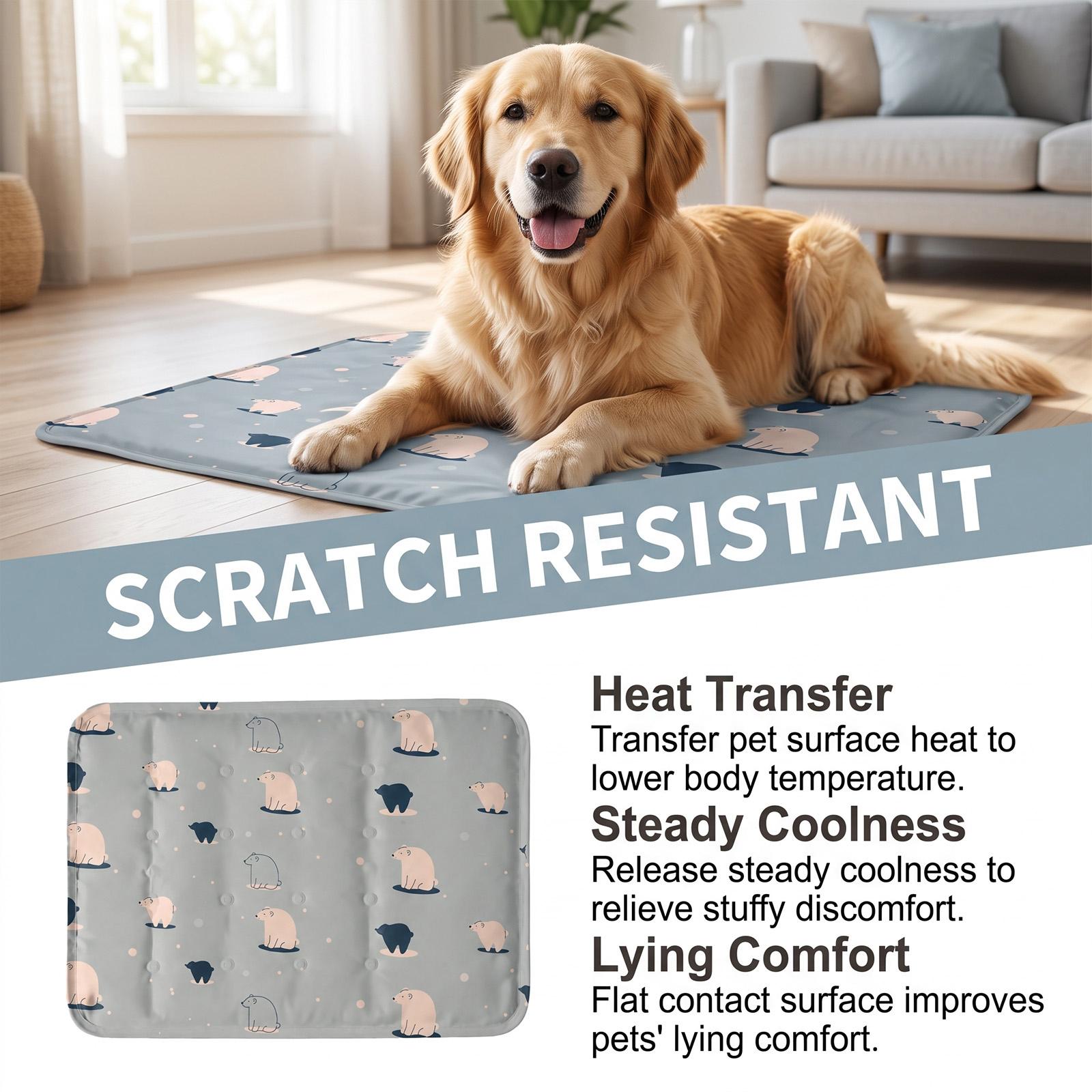 بساط تبريد للكلاب مقاس 15.8 ×  - مراجعة Dog Cooling Mat وسعره