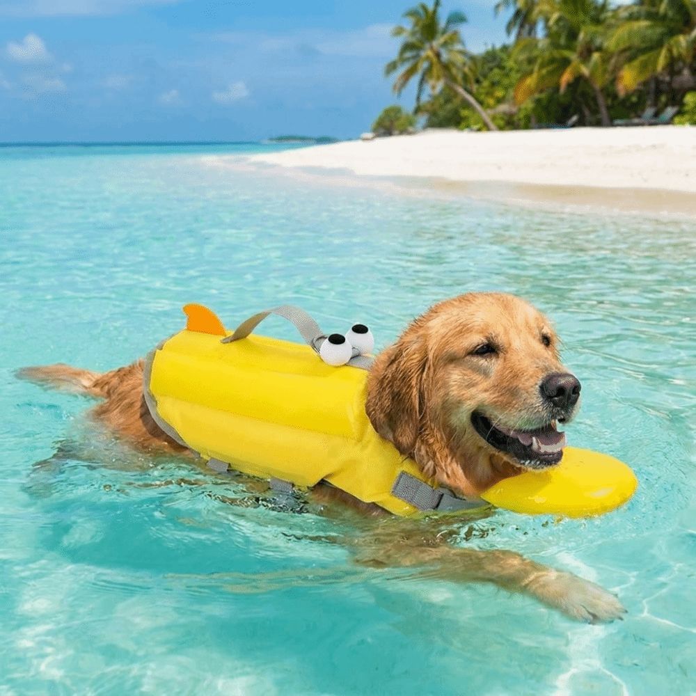 سترة نجاة قابلة للتعديل للكلاب - مراجعة Dog Life Jacket وسعره