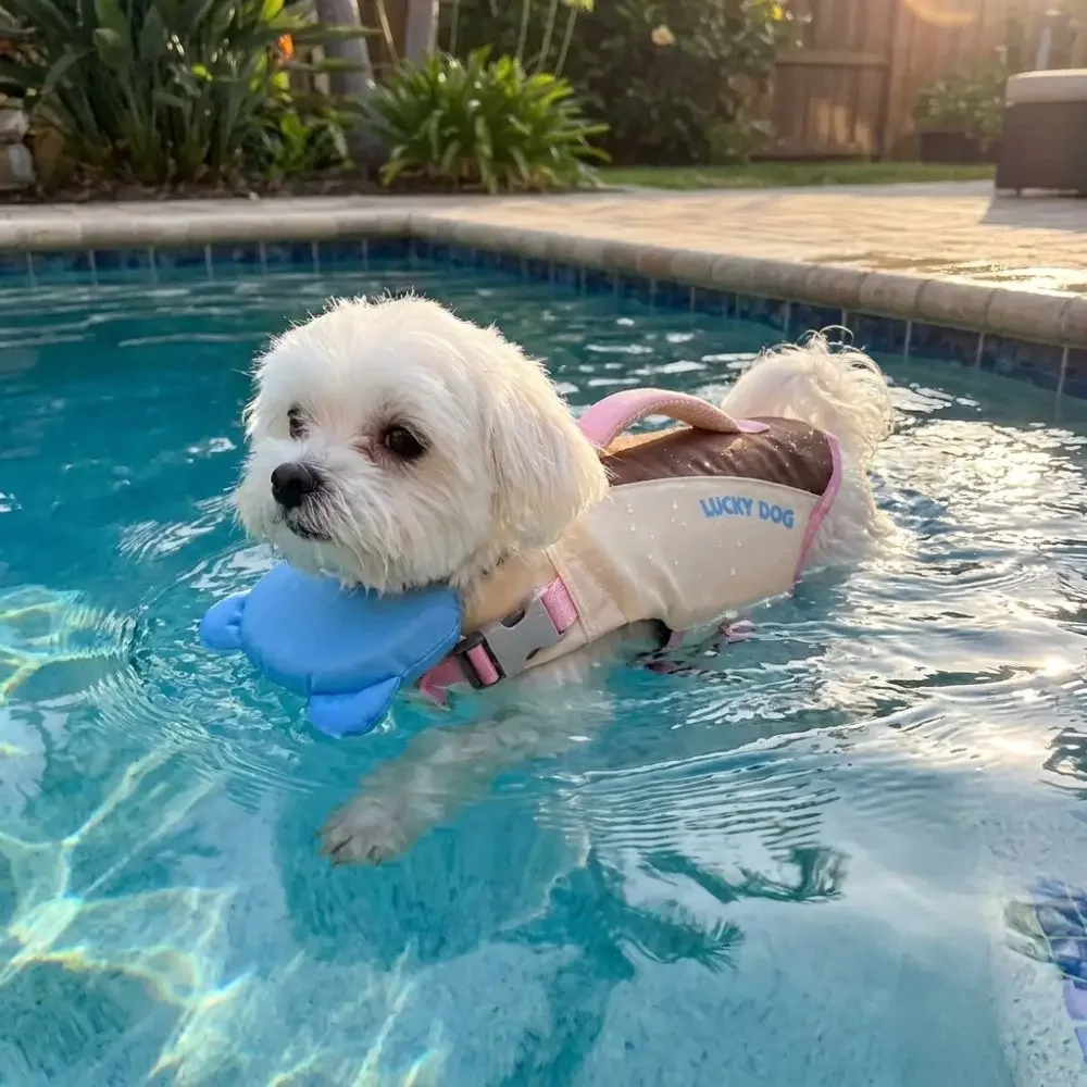 سترة نجاة للكلاب قوية الطفو مق - مراجعة Dog Life Jacket وسعره