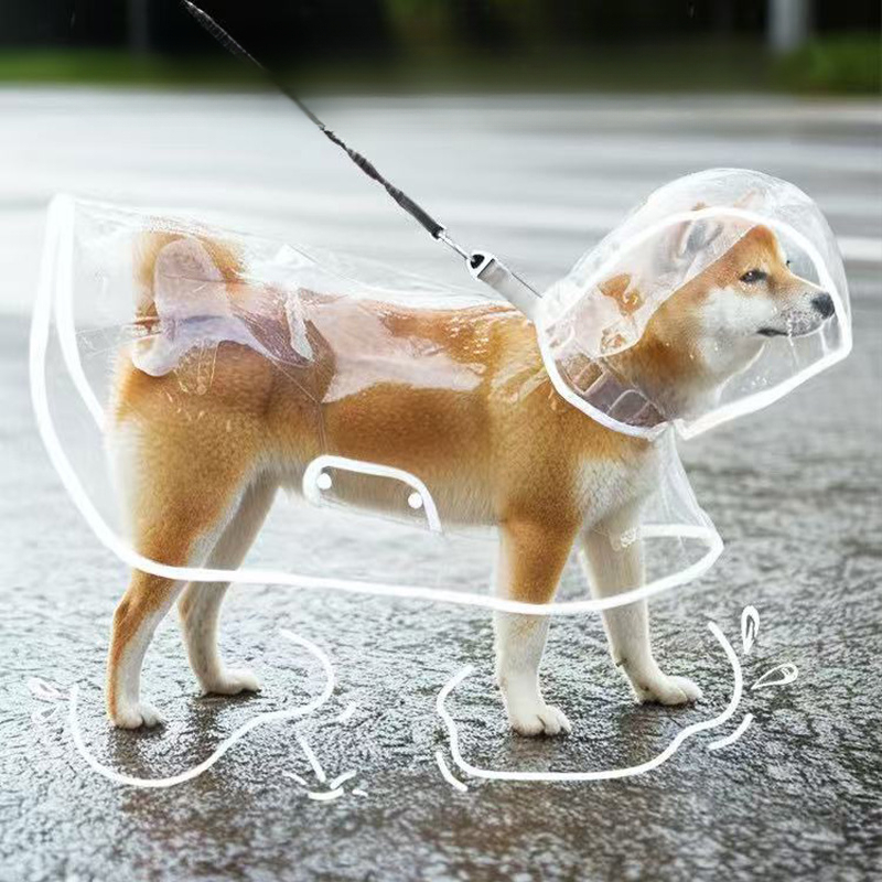 معطف واق من المطر للحيوانات ال - مراجعة Dog Raincoat وسعره