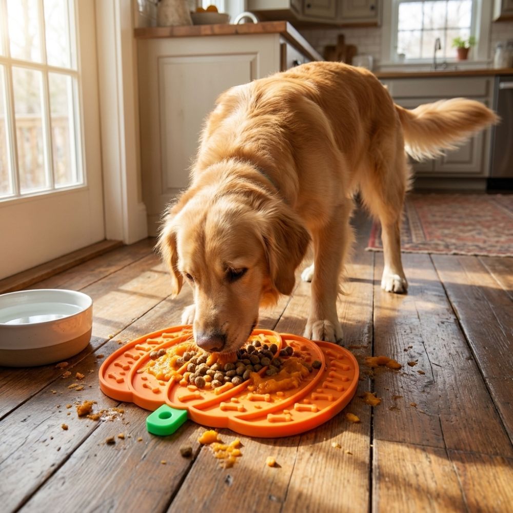 بساط تغذية للحيوانات الأليفة ع - مراجعة Slow Feeder Dog Bowl وسعره