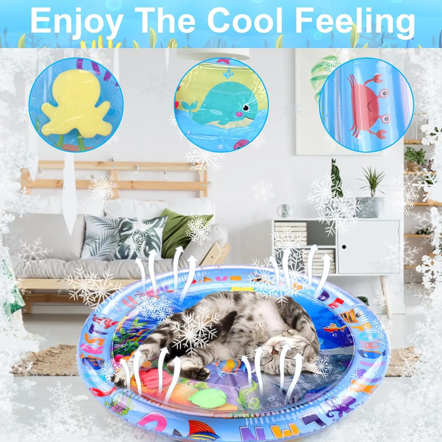 حصيرة مائية محسنة وسميكة من ال - مراجعة Dog Cooling Mat وسعره