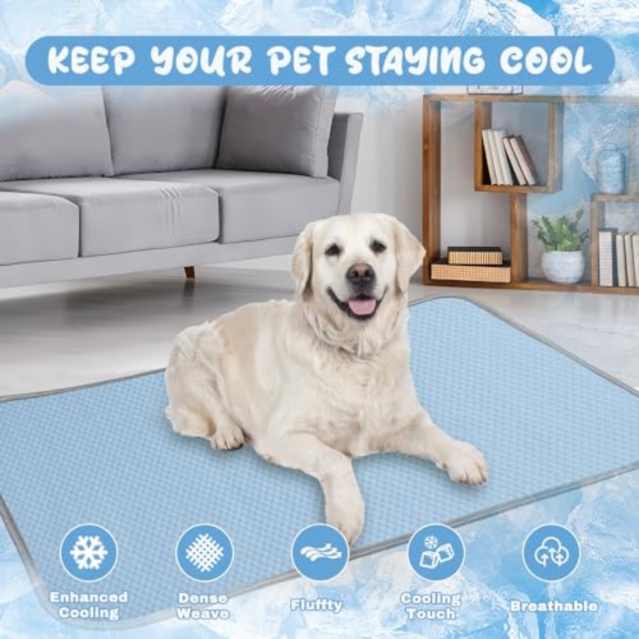 بساط تبريد صيفي للكلاب، وسادة  - مراجعة Dog Cooling Mat وسعره